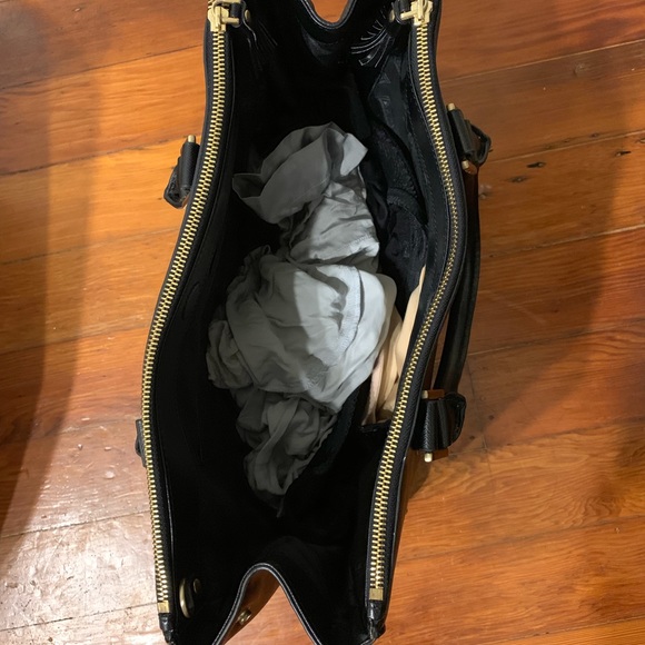 Black leather handbag - Picture 5 of 7